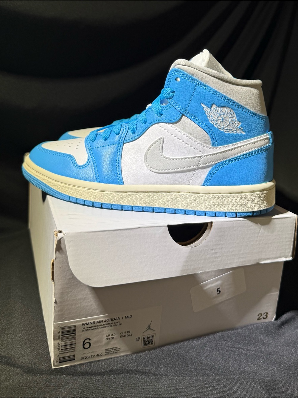 Jordan Kids' Mid-Top Sneakers - White/Blue